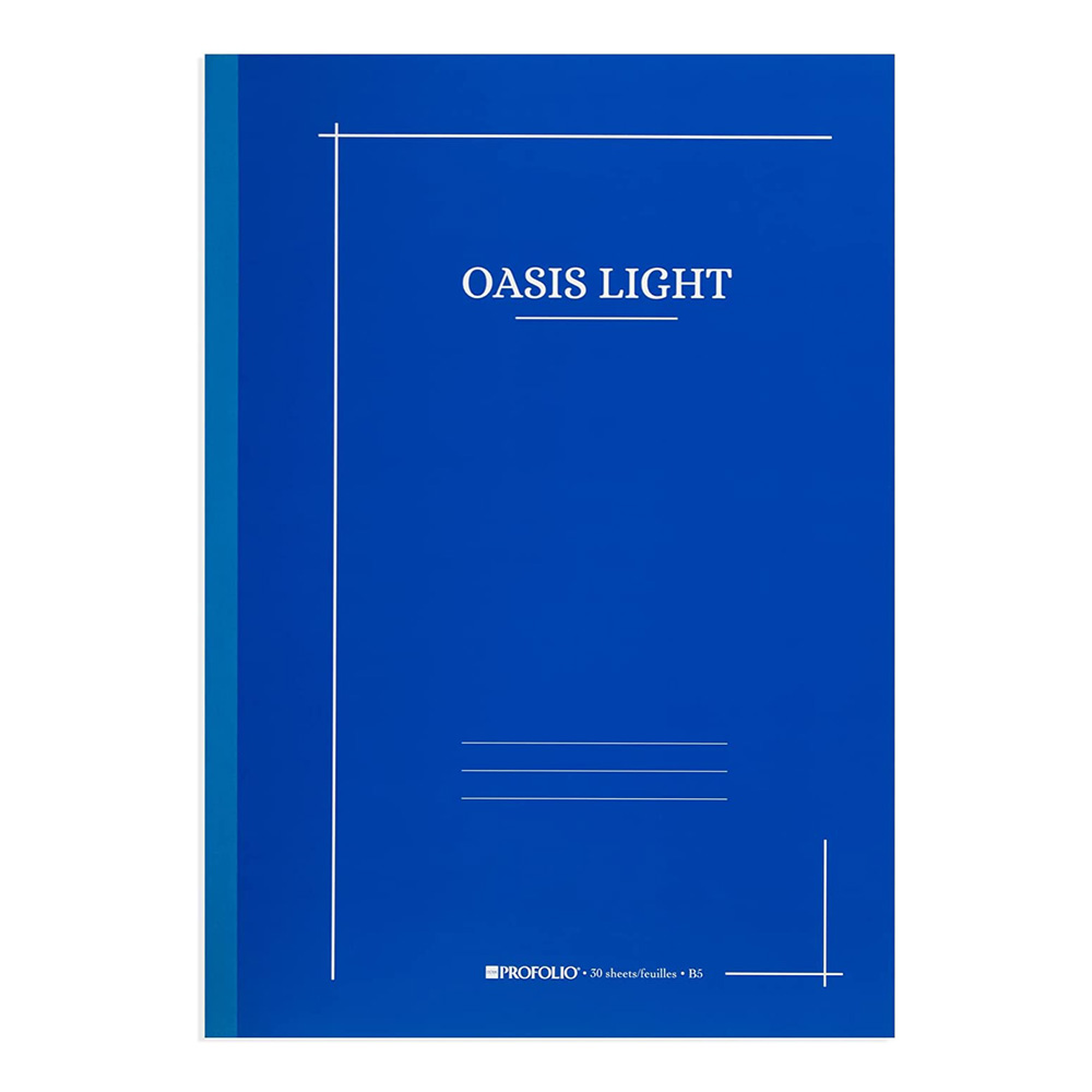 Itoya Oasis Light Notebook Large Blueberry