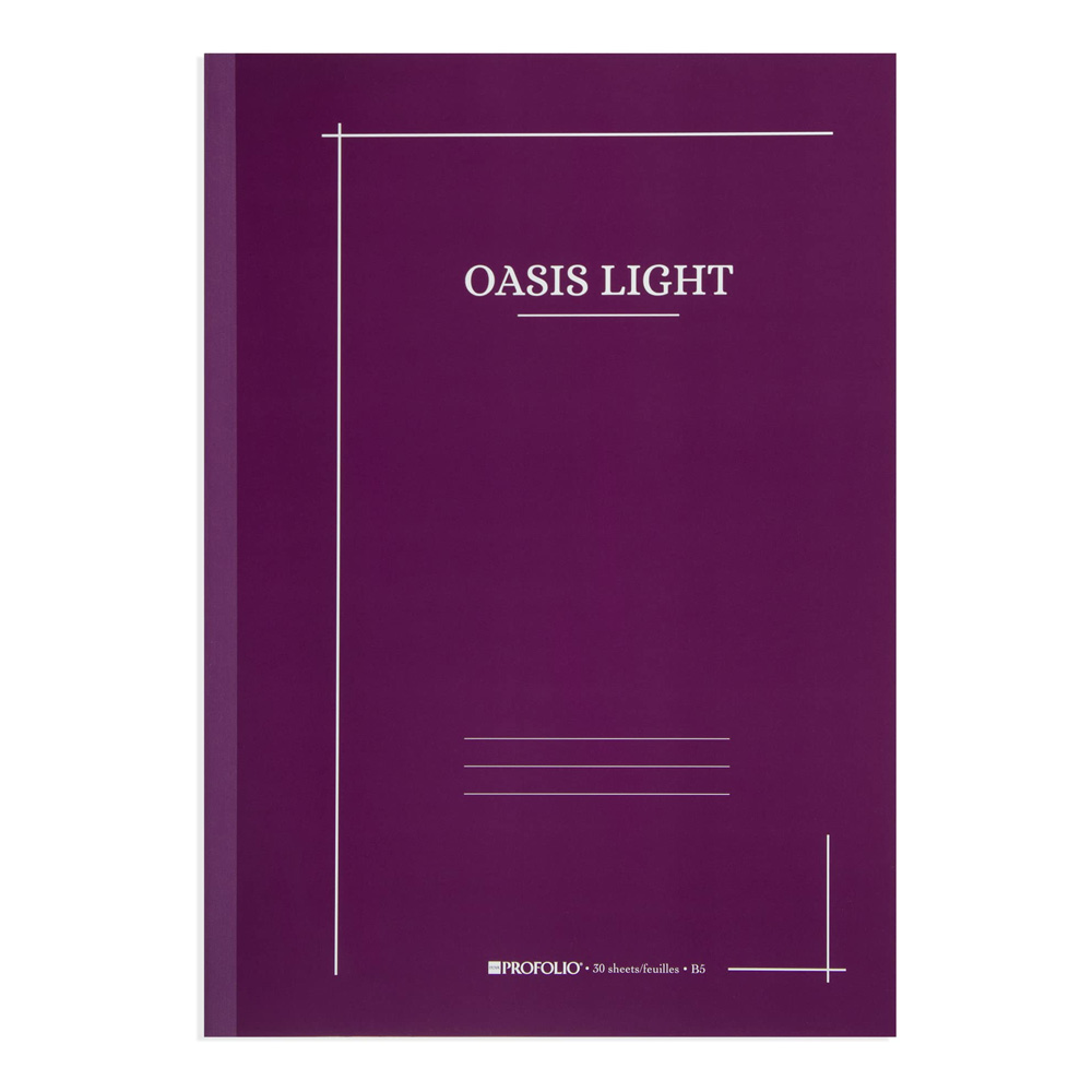 Itoya Oasis Light Notebook Large Grape
