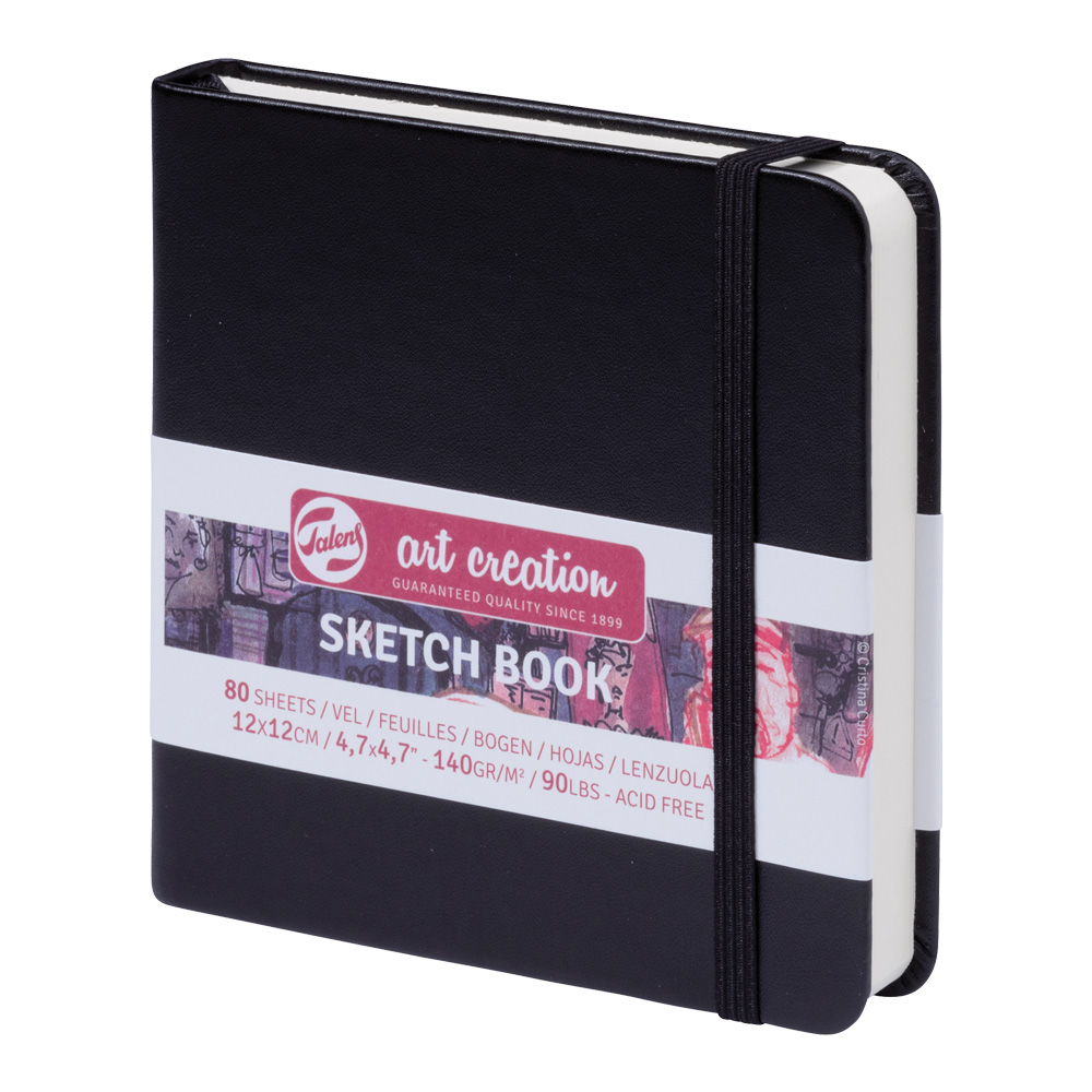 Art Creation Sketchbook Black 4.7 x 4.7