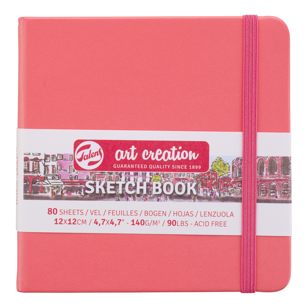 Art Creation Sketchbook Coral Red 4.7 x 4.7