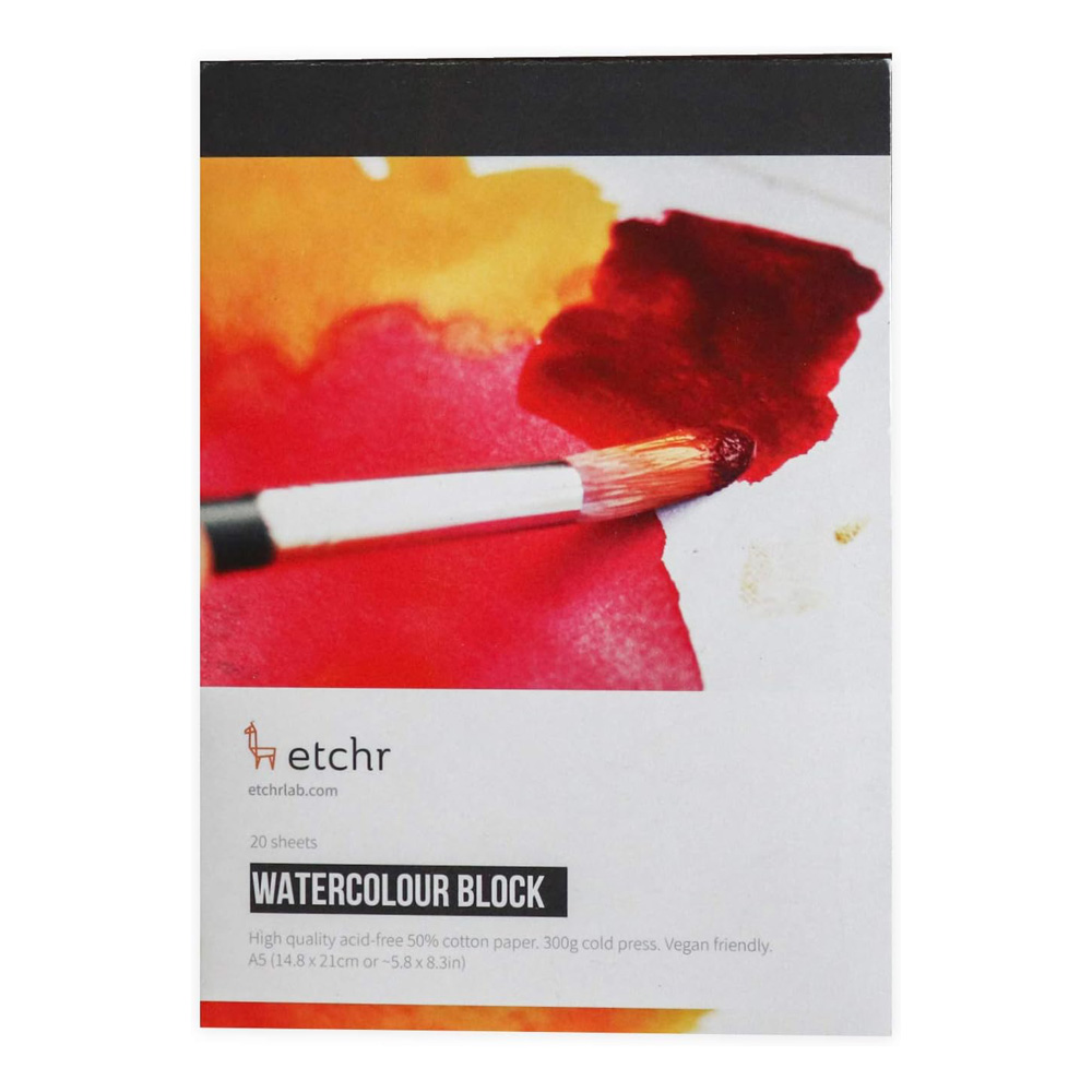 Etchr Watercolor Block A5 Cold Press