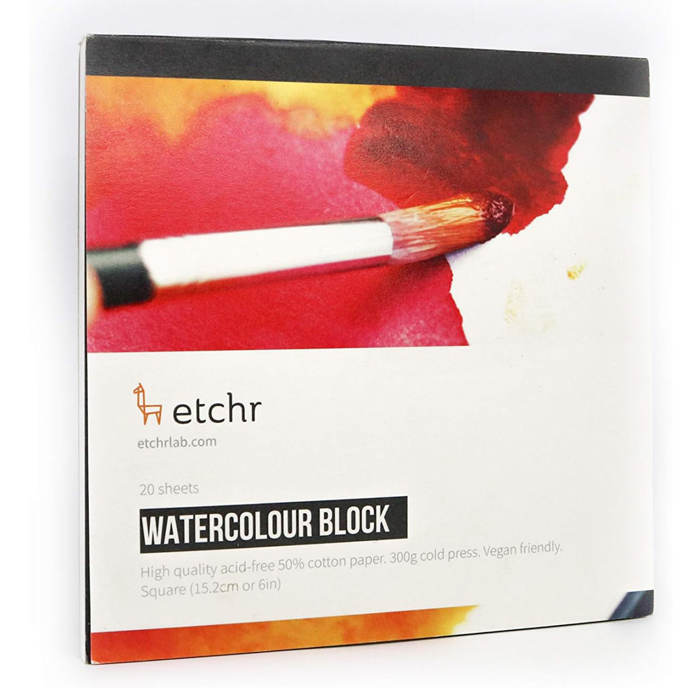Etchr Watercolor Block 6x6 Cold Press