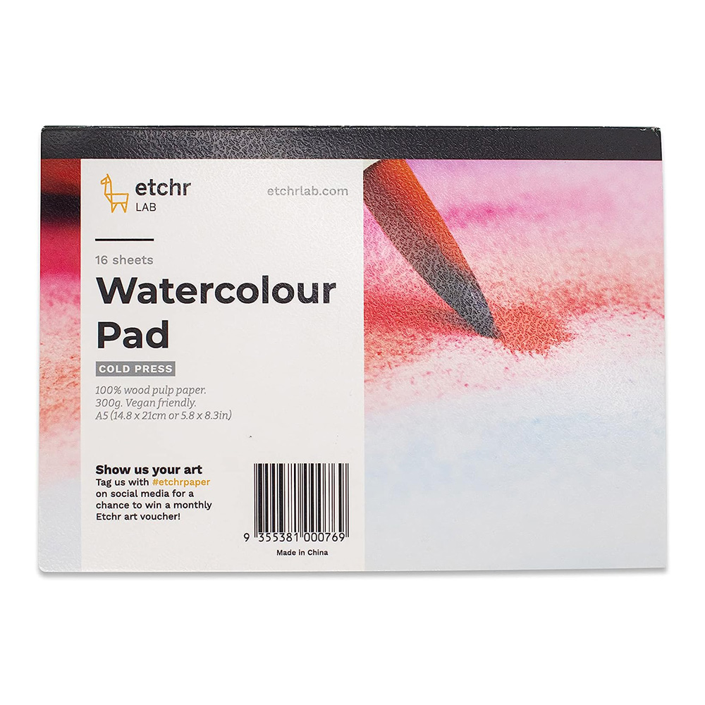 Etchr Watercolor Block Wood Pulp A5 CP