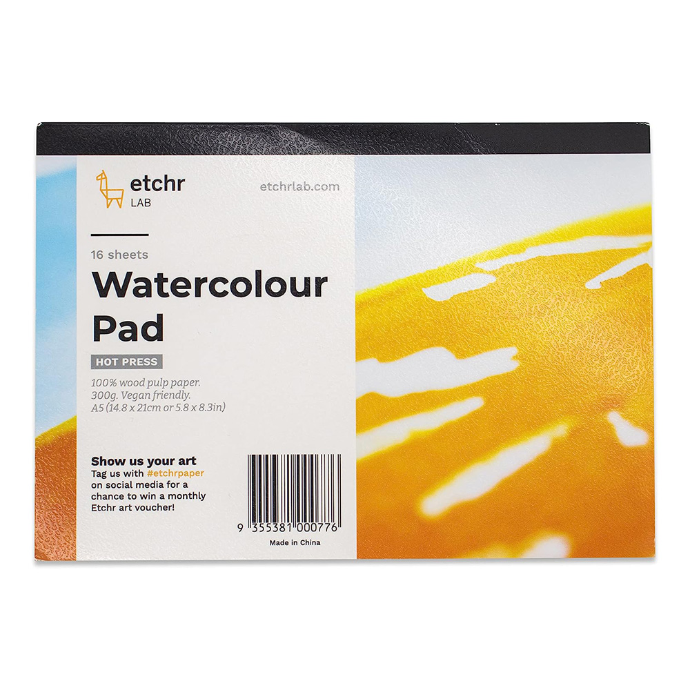 Etchr Watercolor Block Wood Pulp A5 HP