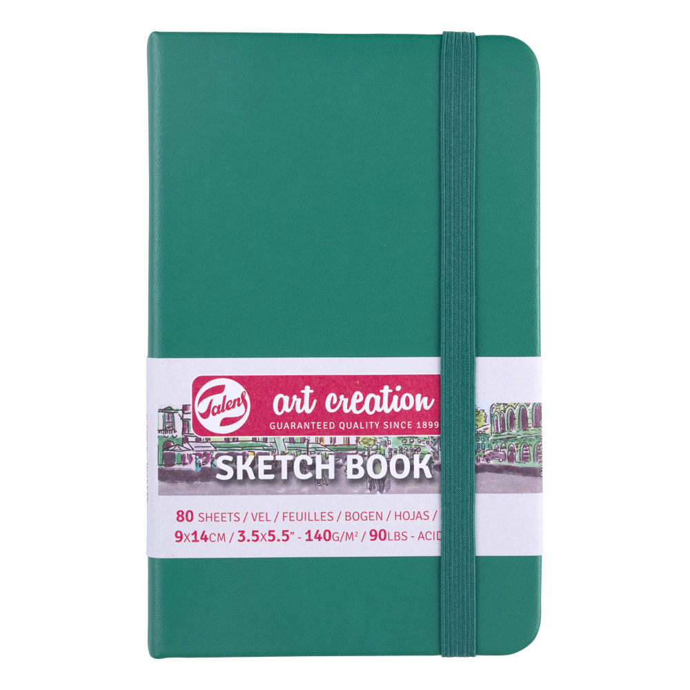 Art Creation Sketchbook Fr Green 3.5 x 5.5