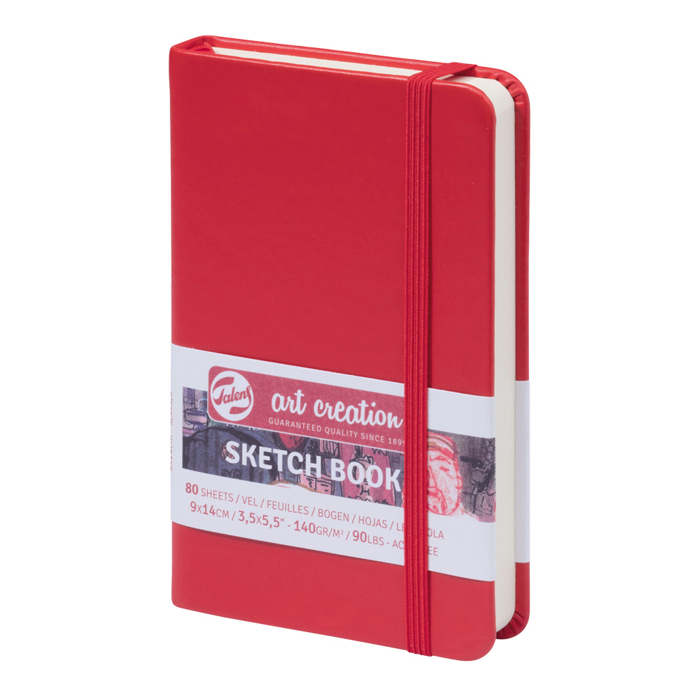 Art Creation Sketchbook Red 3.5 x 5.5