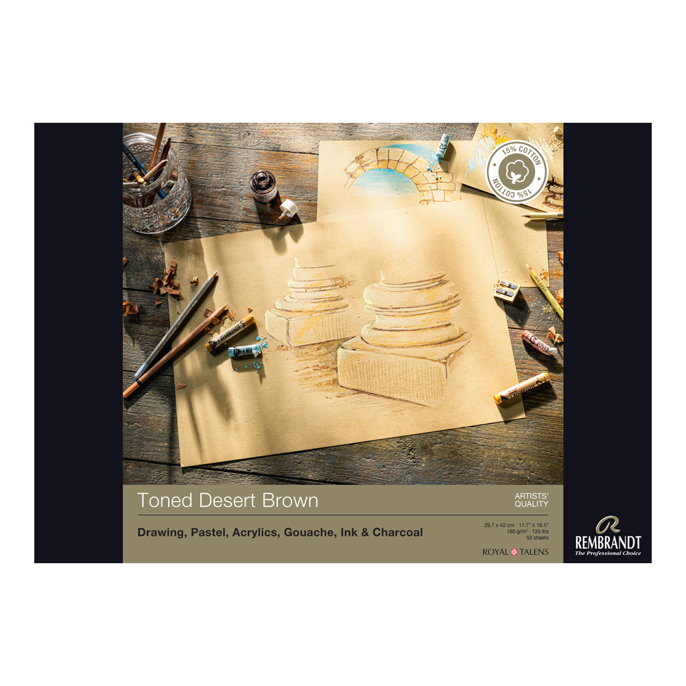 Rembrandt Desert Brown 11.7X16.5 50 Sheets