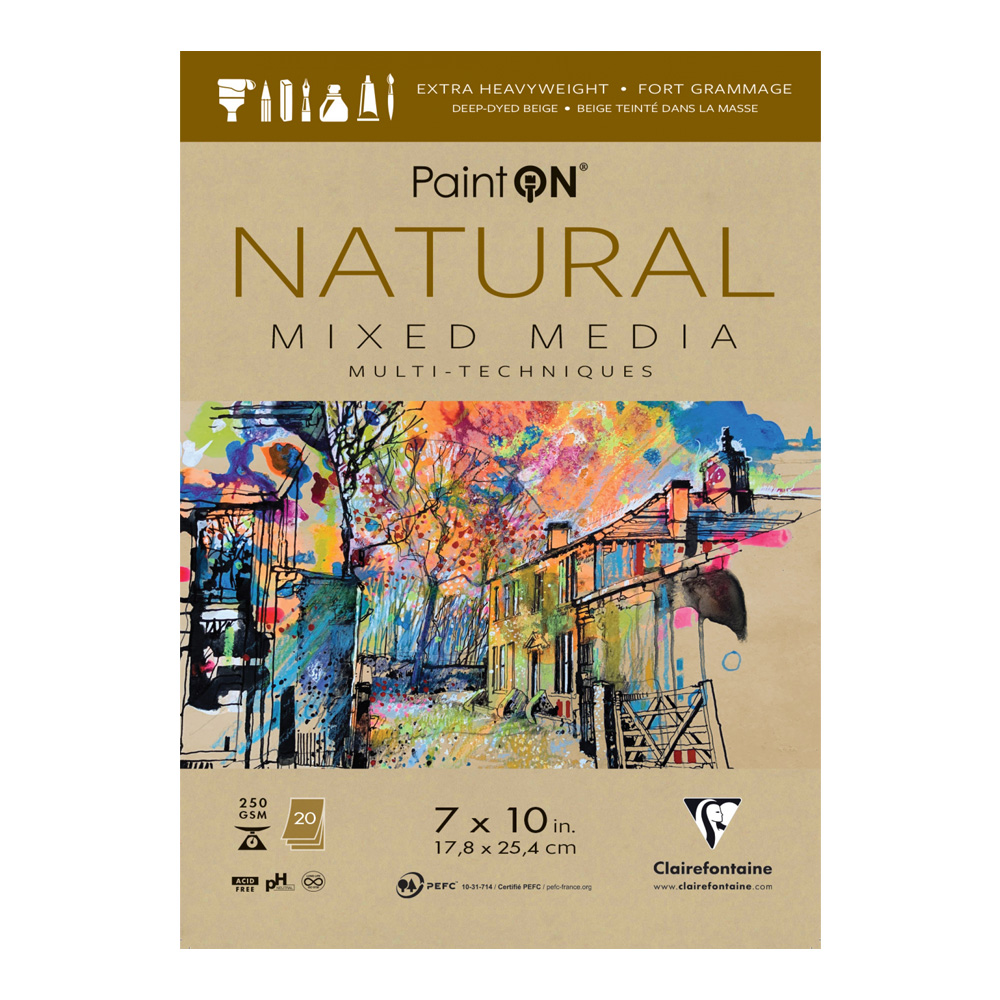 PaintOn Mixed Media Pad 7X10 Natural
