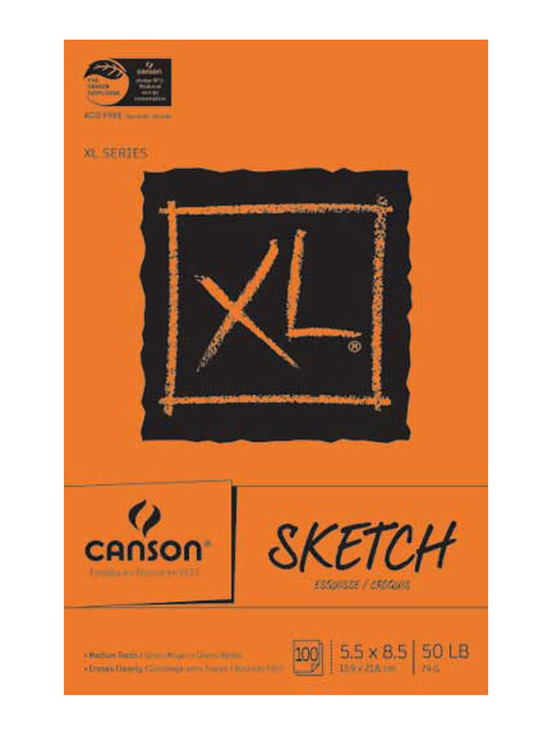 Canson Xl Sketch Pad 5.5X8.5