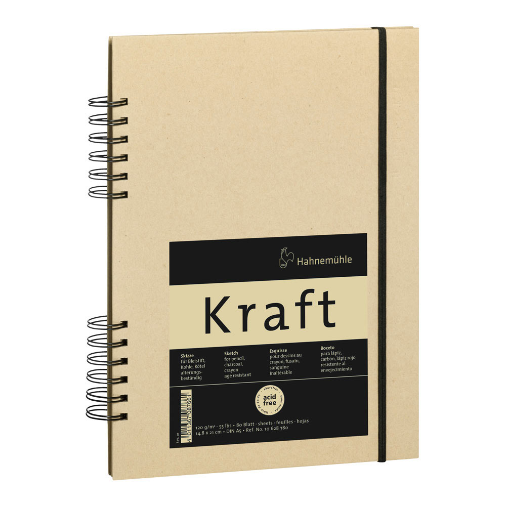 Hahnemuhle Kraft Paper Sketch Book A5 120gsm