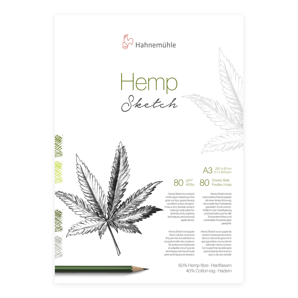 Hahnemuhle Hemp Sketch Pad A3