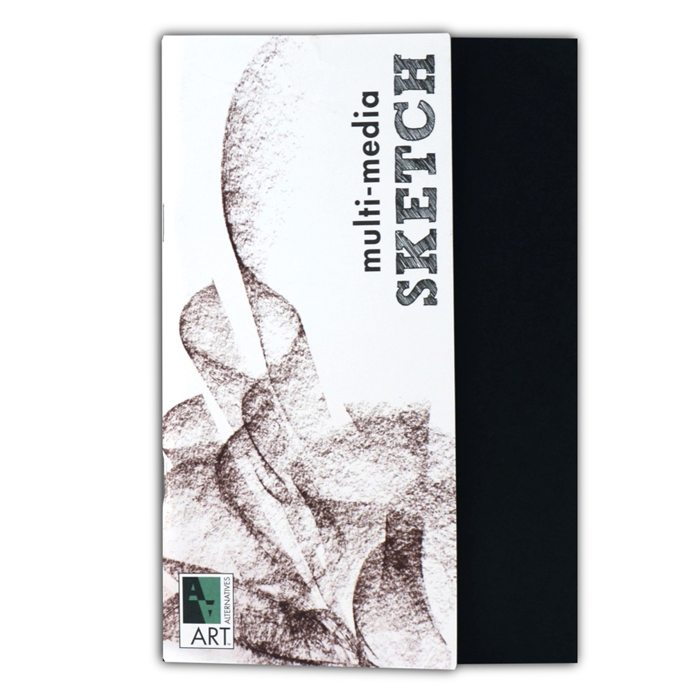 Black Sketch Book Multimedia 5.5X8.5