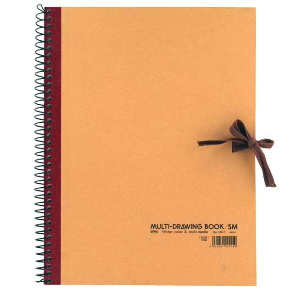 Holbein Spiral Sketch Book 9.25X6.5 Brown