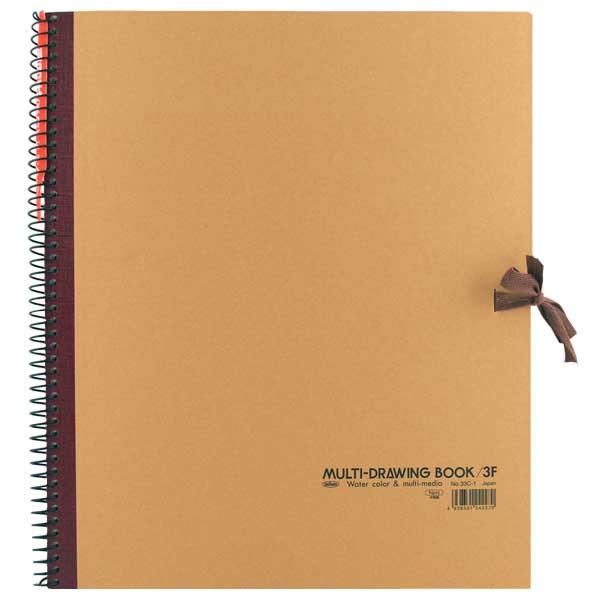 Holbein Spiral Sketch Book 10.5X8.5 Brown