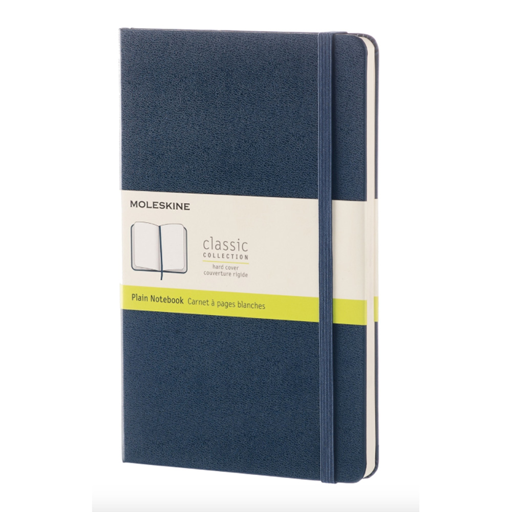 Moleskine Lg Classic Ruled Ntbk Sapphire Blue