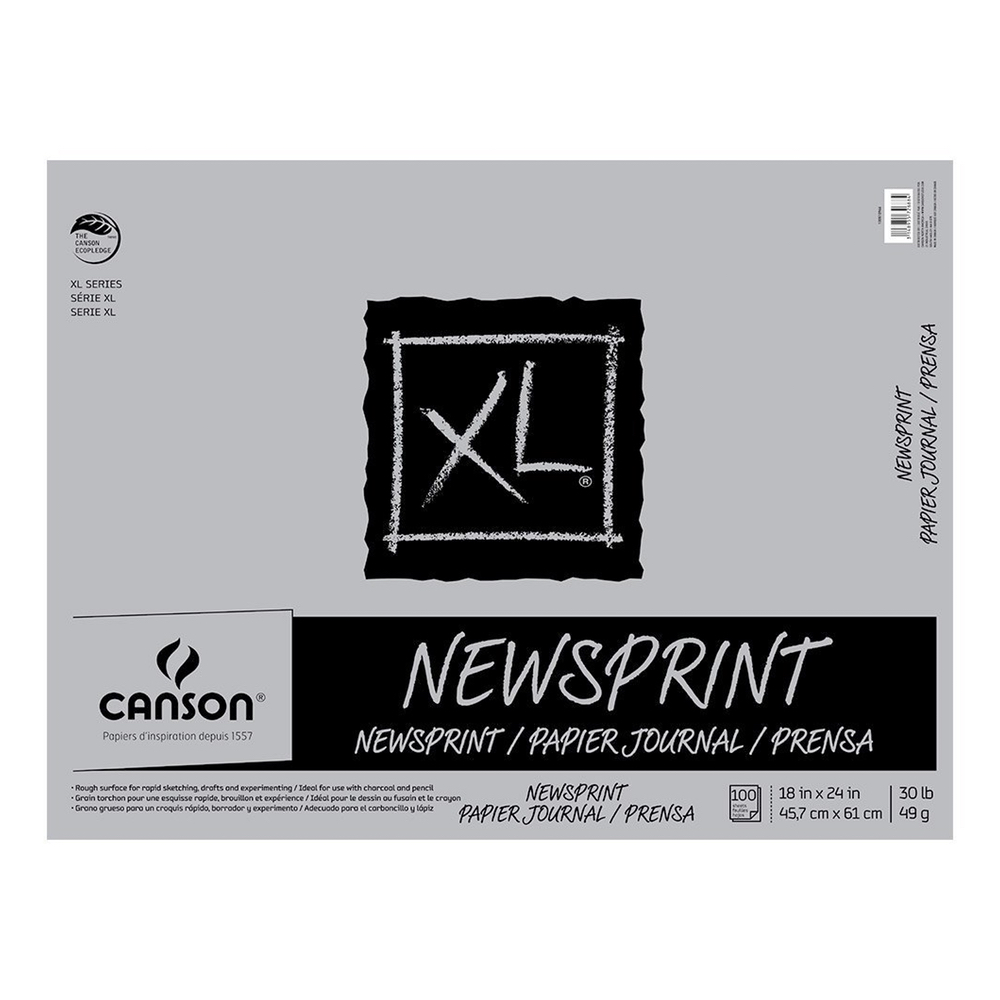 Newsprint Pad Rough 100 Sheets 24X36 *OS1