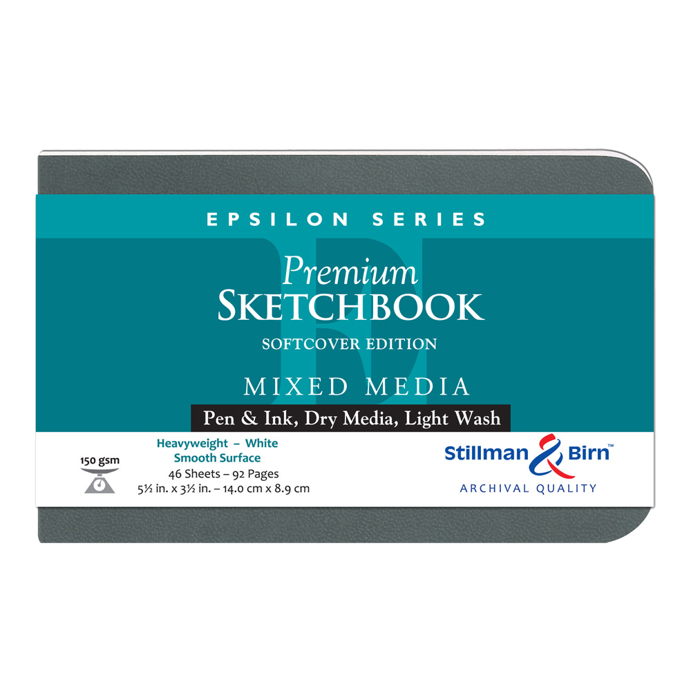 Epsilon Softcover Sketchbook 5.5X3.5 Ls