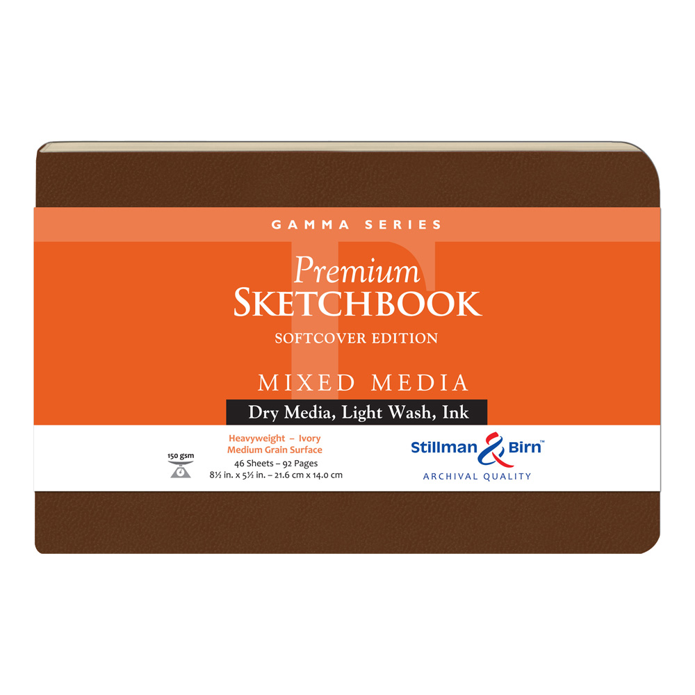 Gamma Softcover Sketchbook 8.5X5.5 Ls