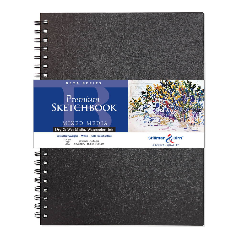 Stillman and Birn Premium Gamma Hardbound Sketchbook - 9x6 (62