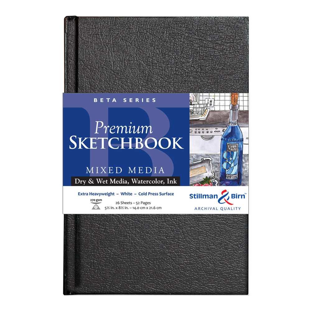 Beta Hardbound Sketchbook 5.5X8.5