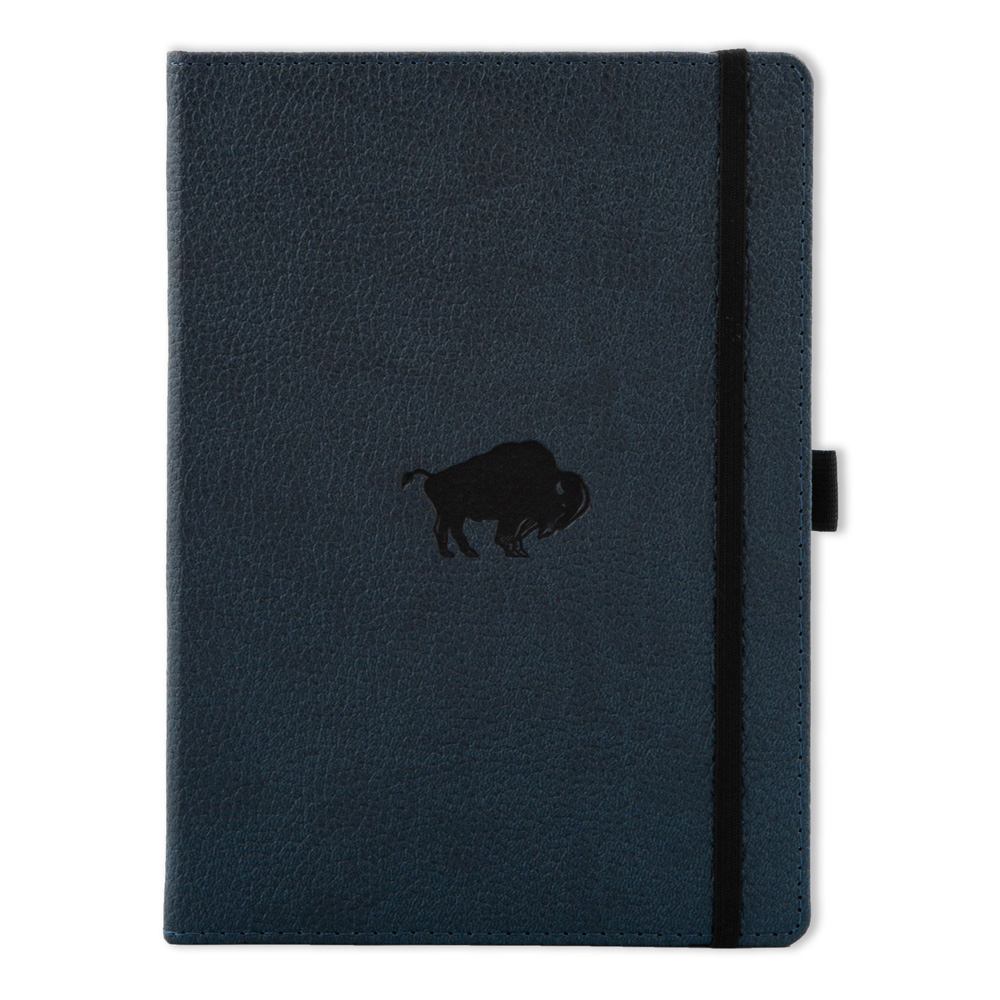 Dingbats A5 Blue Hyatts Bison Notebook Lined