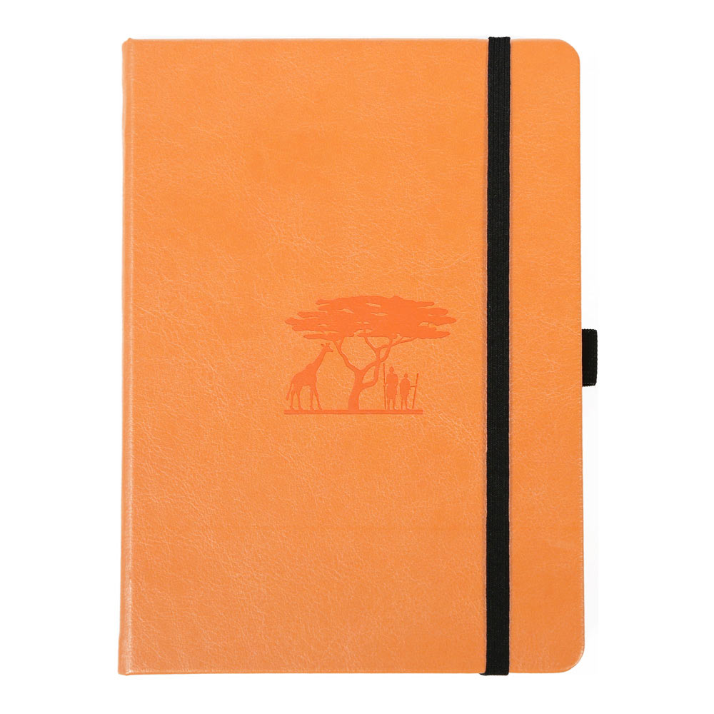 Dingbats A5 Tangerine Serengeti NoteBook Dots