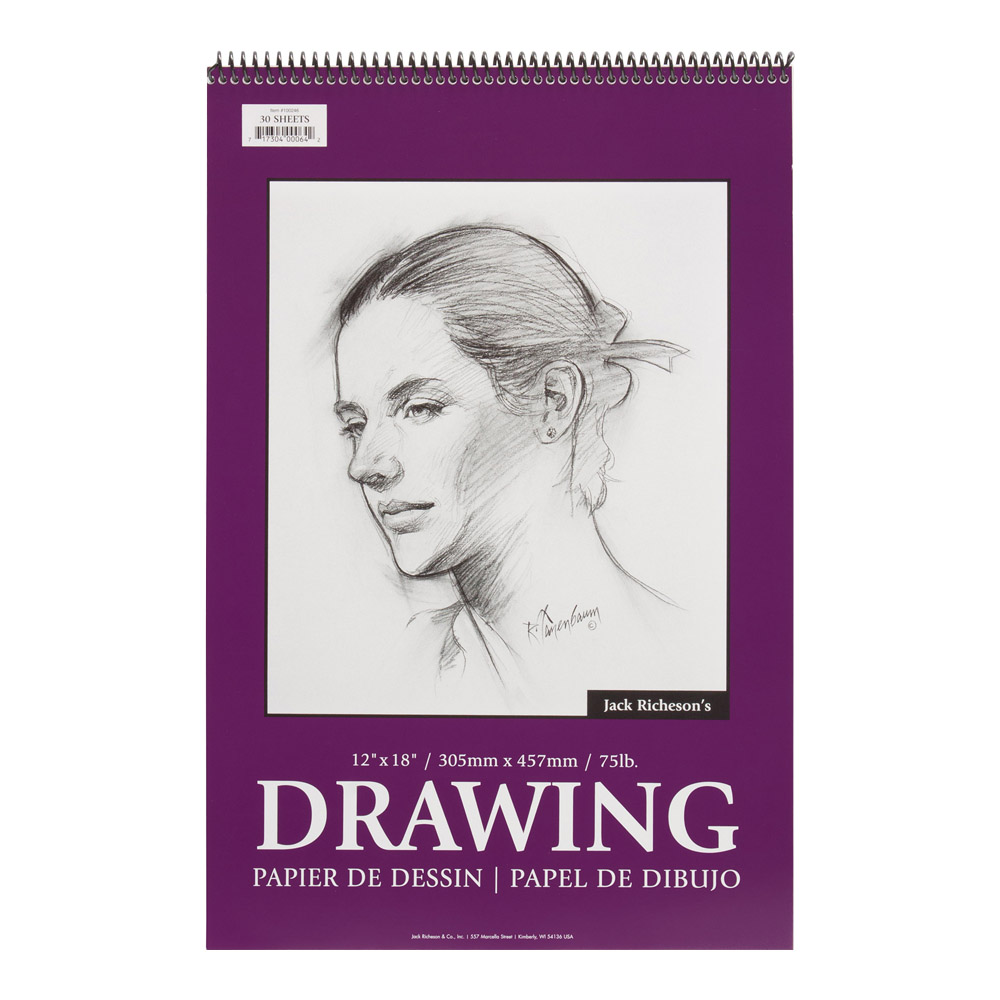 Richeson Drawing Paper Pad 30-Sheet 12 x 18