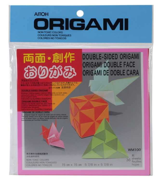 Origami Paper Double-Sided Color 6X6 36/Sheet