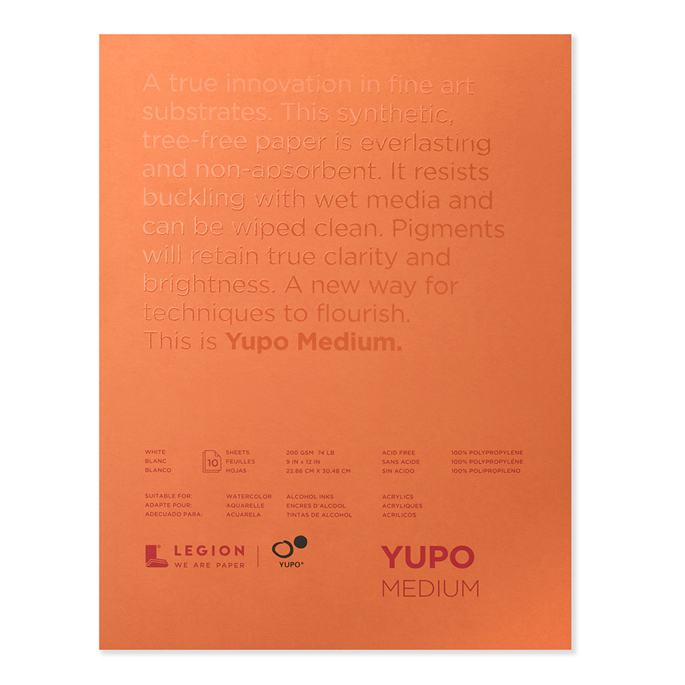 Yupo Polypropylene Pad Medium 74# 9x12