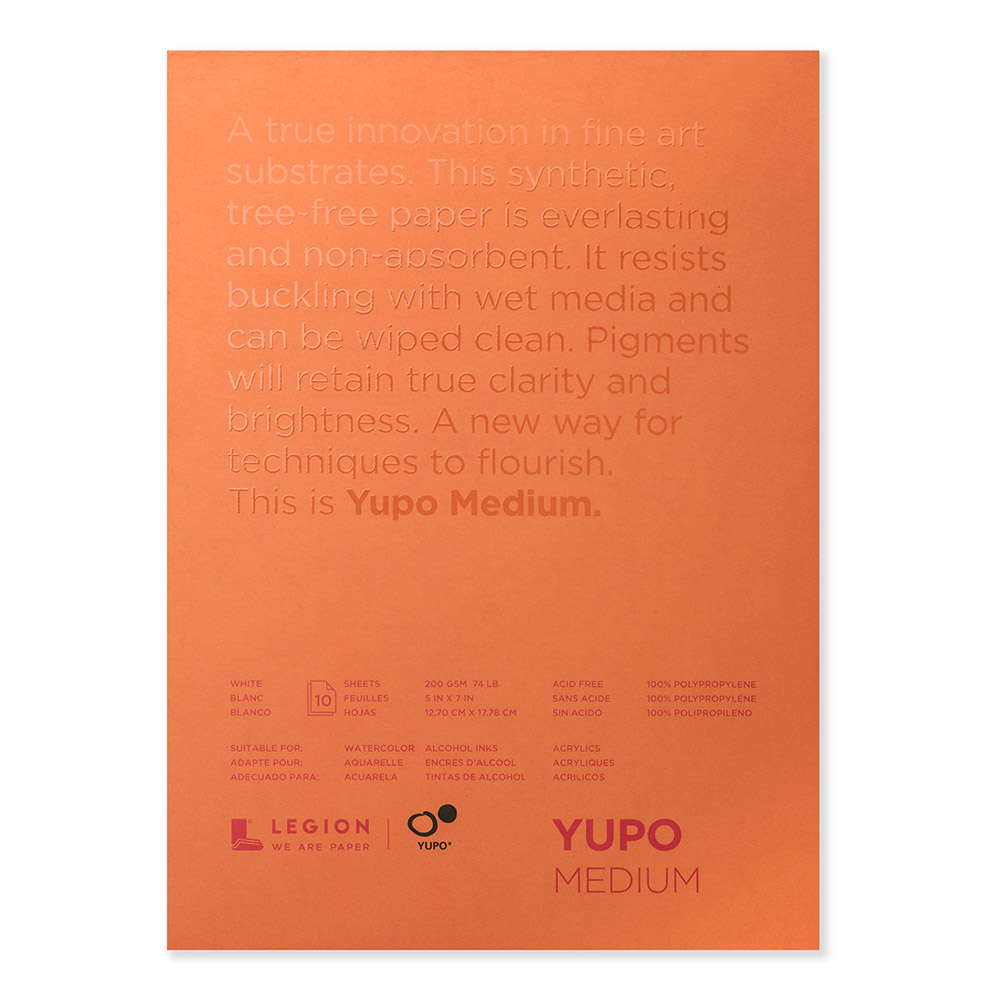 Yupo Polypropylene Pad Medium 74# 5 x 7 Inch