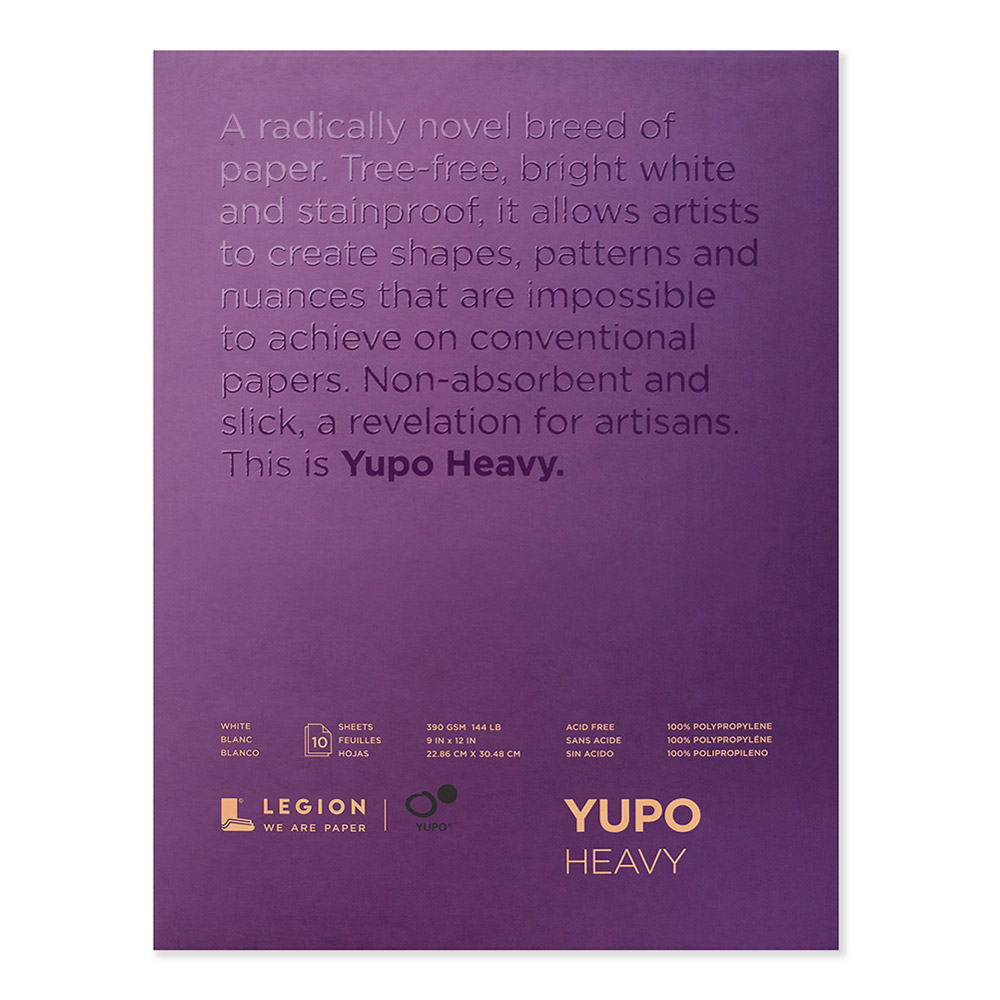 Yupo Heavyweight Pad White 9X12 Inch