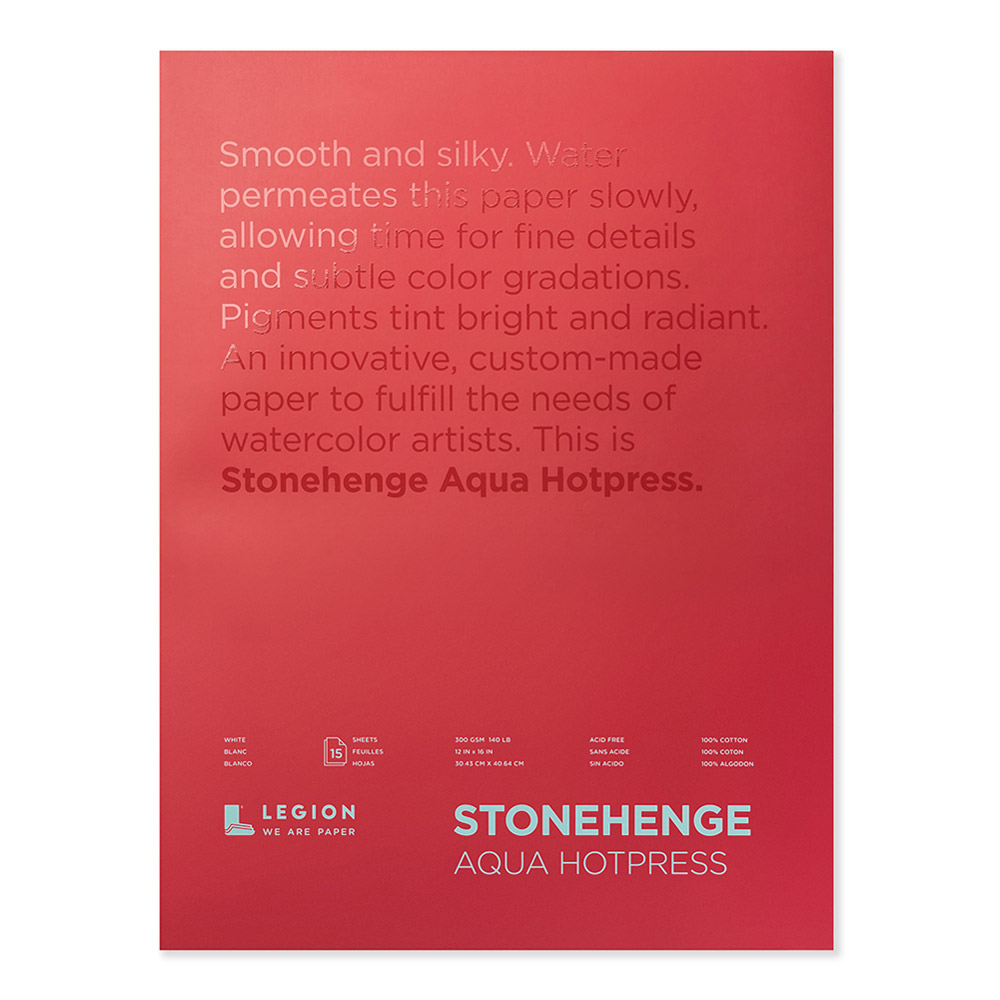 Stonehenge Aqua Hp Block 12 x 16 inches 140