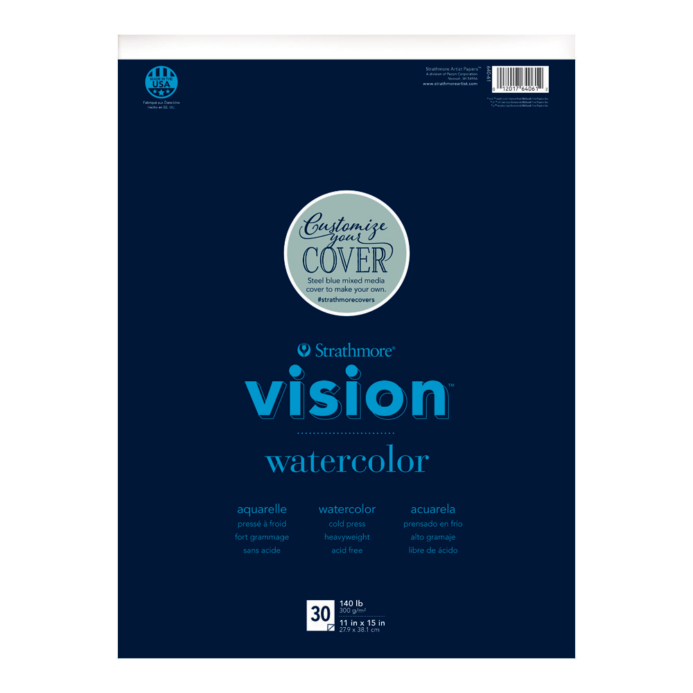 Strathmore Vision Custom Watercolor Pad 11x15