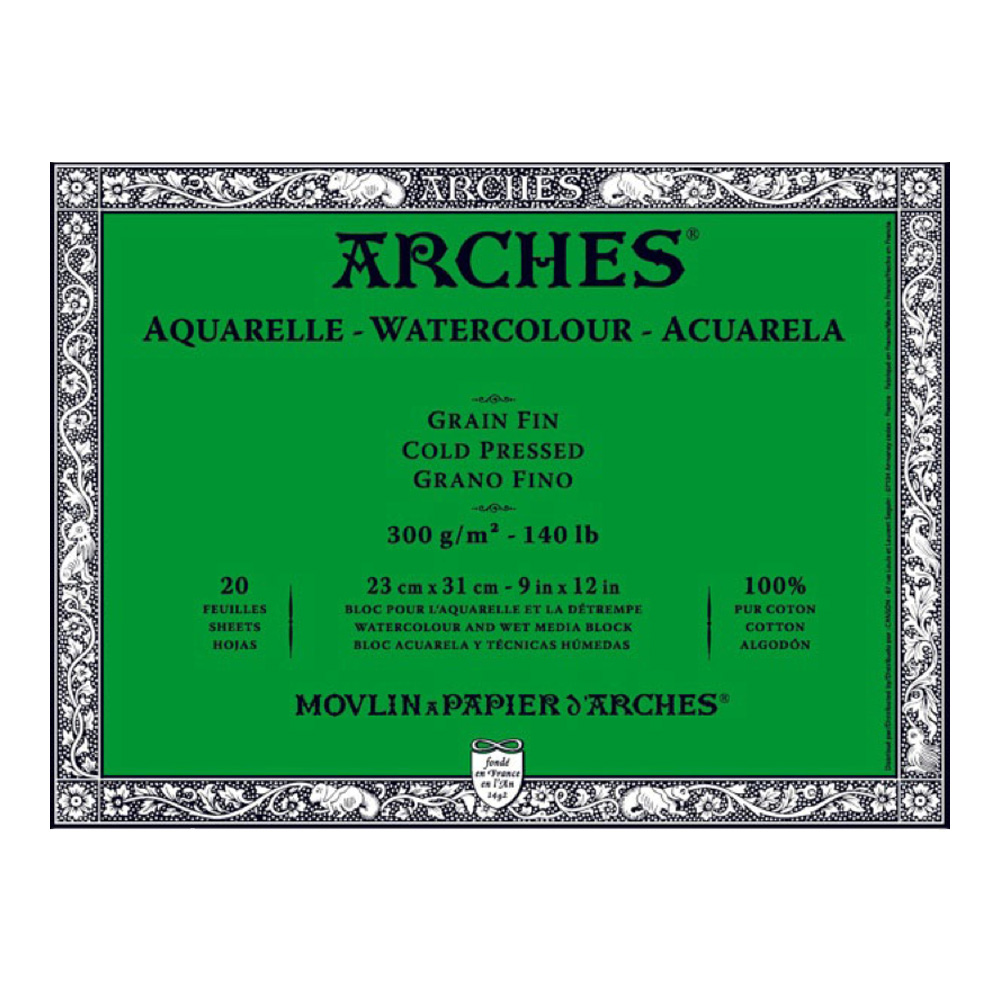 Feuille papier aquarelle Bockingford