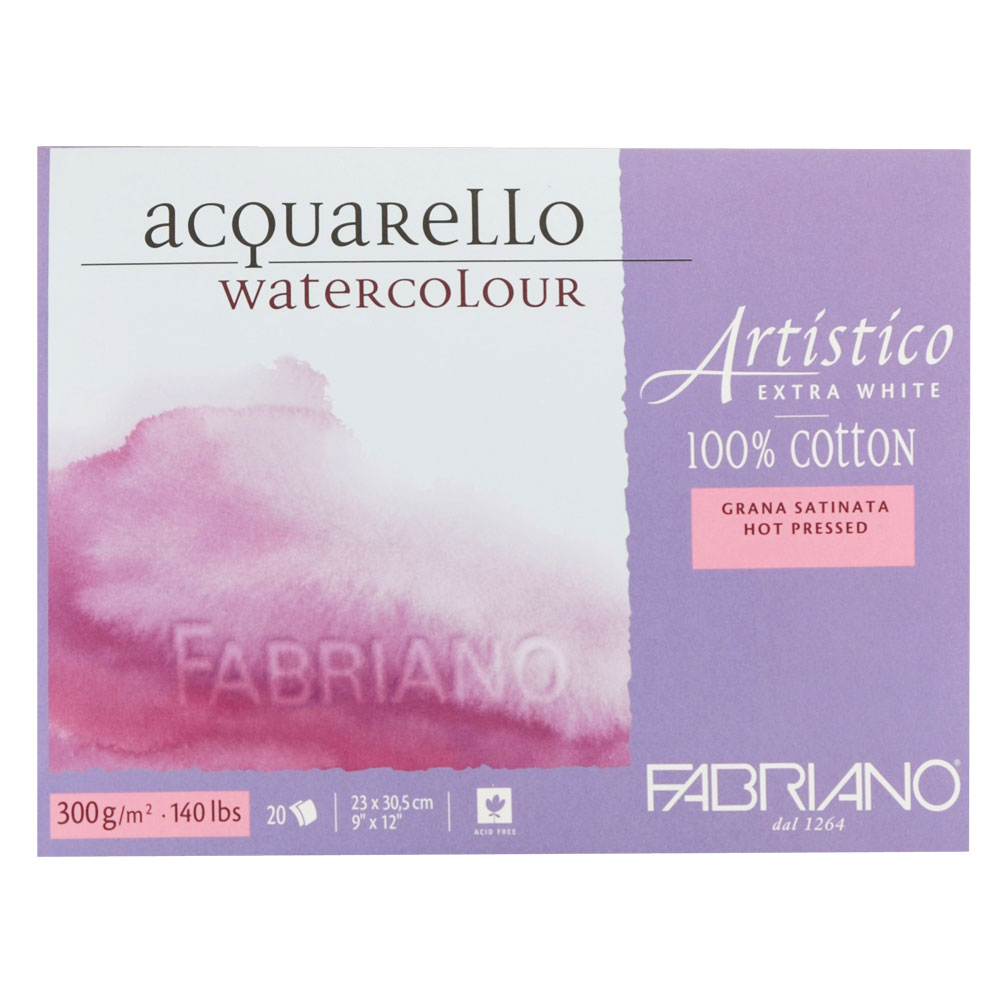 Artistico X-White Block 140Lb HP 9X12 20 Sht