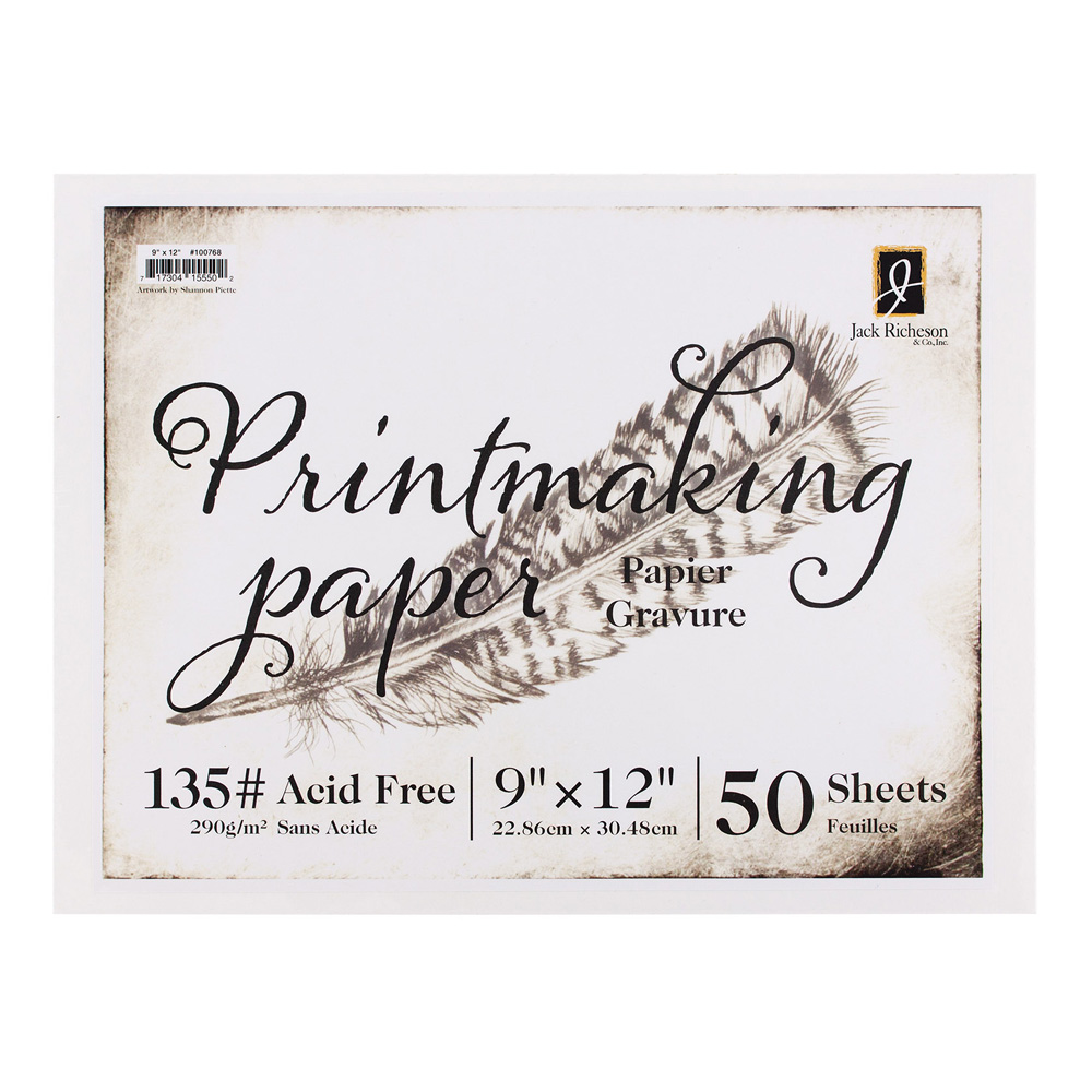 Richeson Printmaking Paper 135# 9X12 50Sh