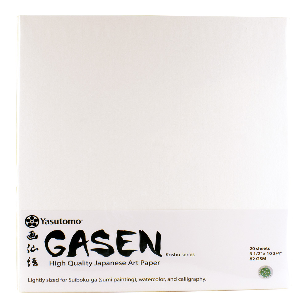 Yasutomo Gasen Paper 9 1/2 X 10 3/4in 20 Shts