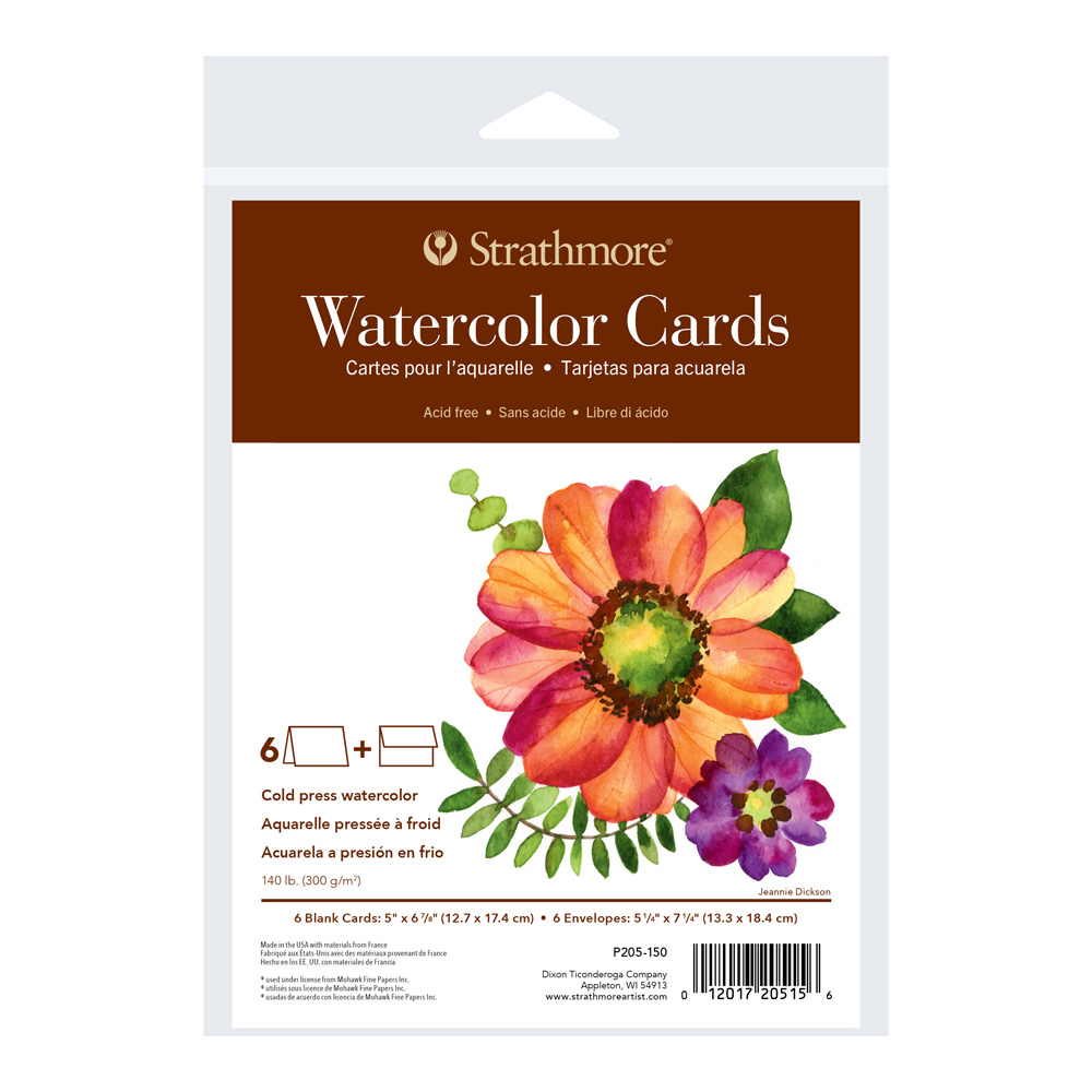 Strathmore 400 Watercolor Greeting Card Pk/6