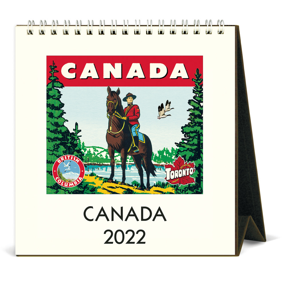 BUY Cavallini 2022 Desk Calendar Canada