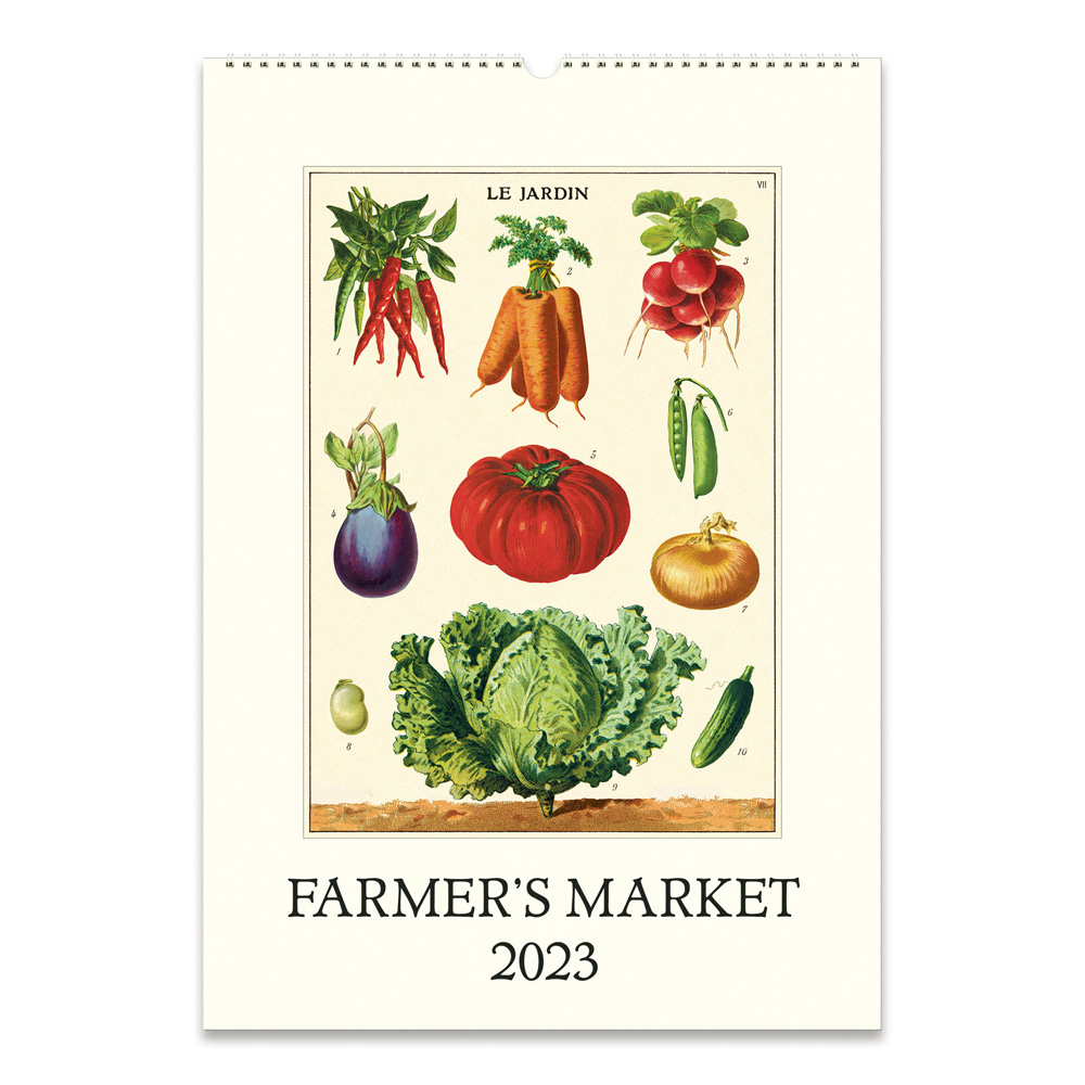 buy-cavallini-2023-wall-calendar-farmers-mkt