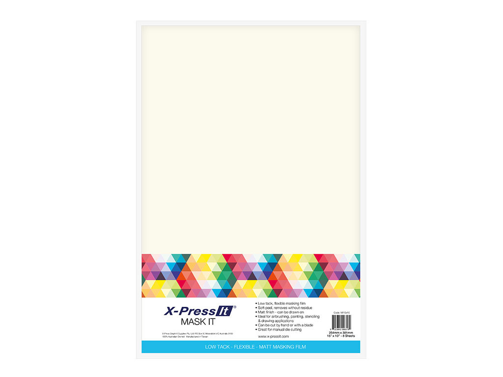 Xpress It Mask It Sheets 15X10 8/Sh