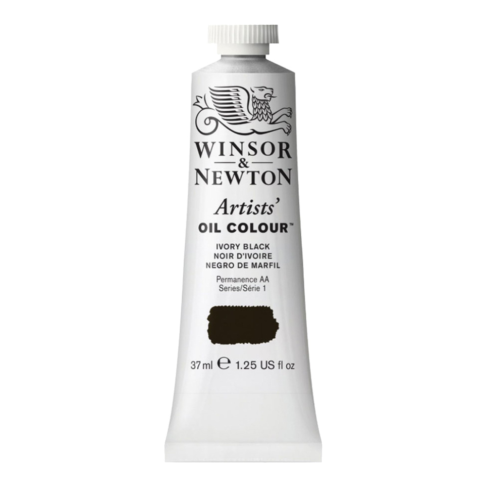 W&N Artists' Oil 37 ml Ivory Black