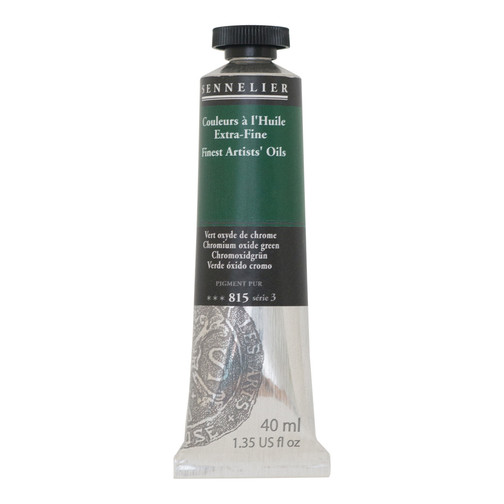 Sennelier Oil 40 ml S3 Chromium Oxide Green