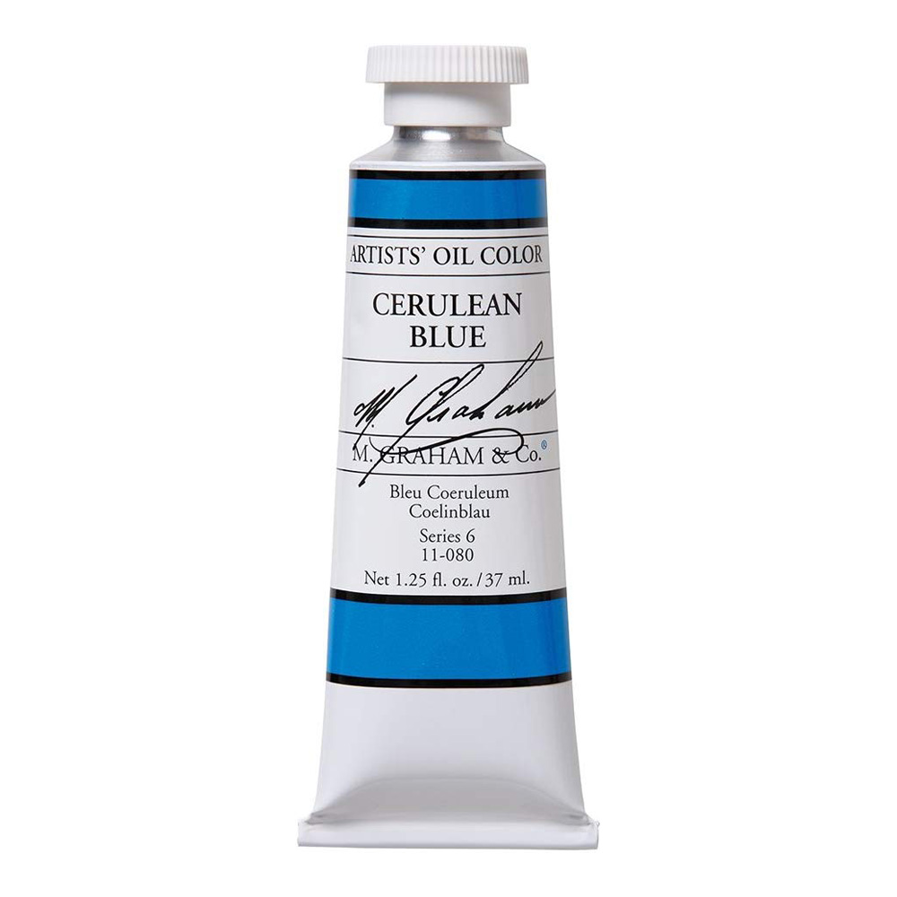 M. Graham Oil Color 37 ml Cerulean Blue