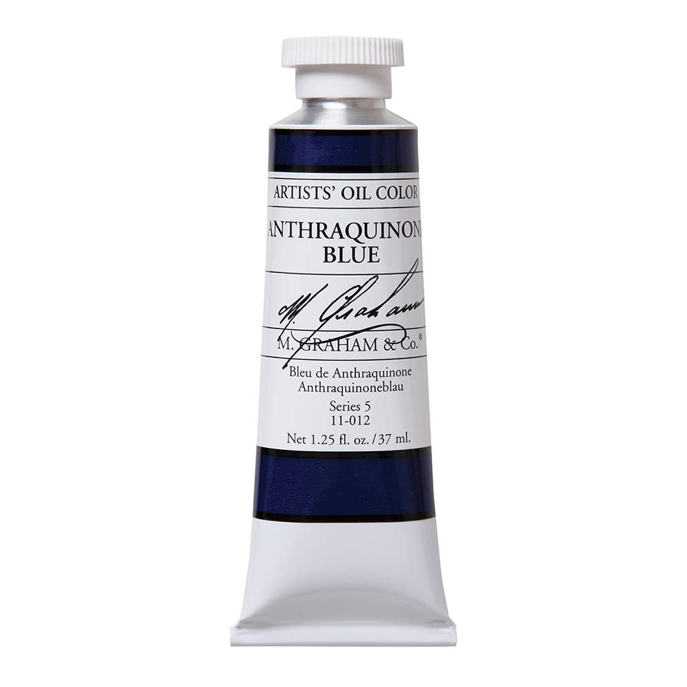 M. Graham Oil Color Anthraquinone Blue 37 ml