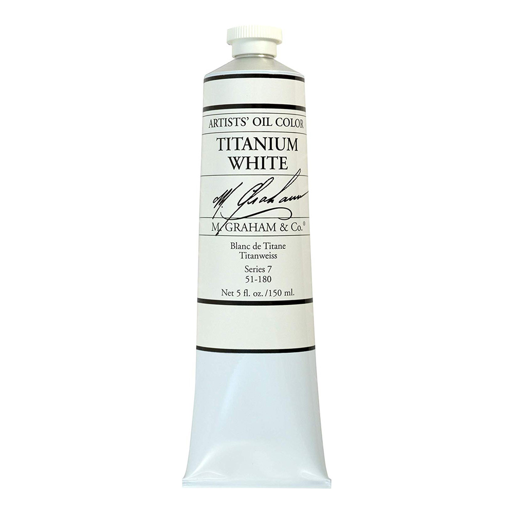 M. Graham Oil Color 150 ml Titanium White