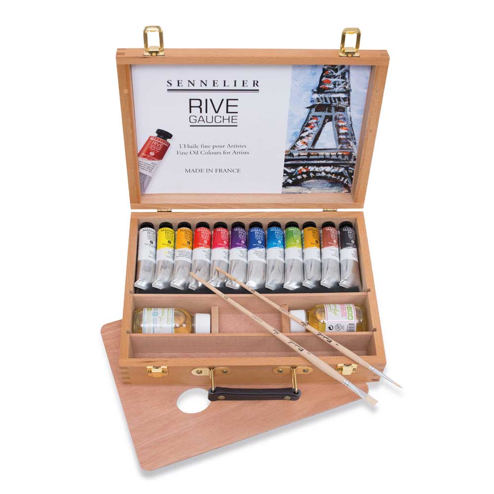 Rive Gauche Wood Box Set 12 40 ml Tubes