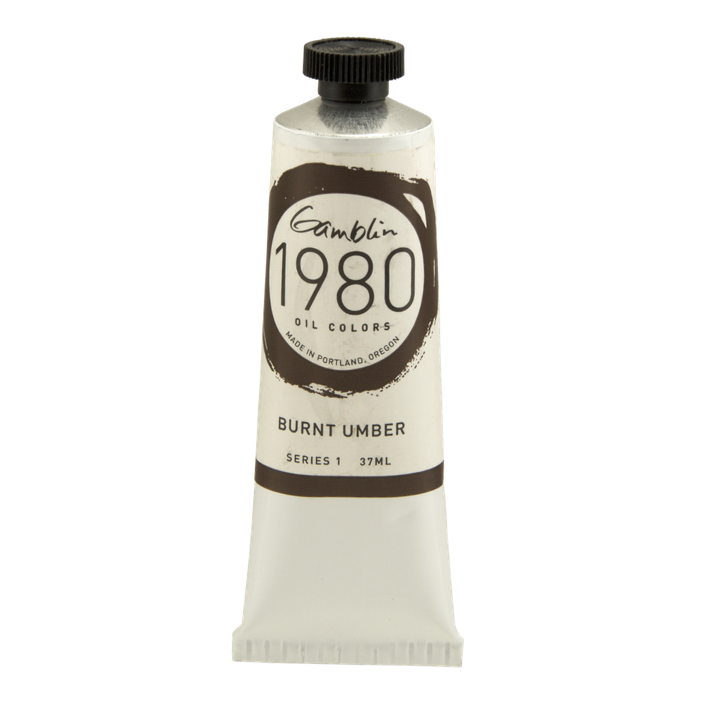 Gamblin 1980 Oil Burnt Umber 37 ml