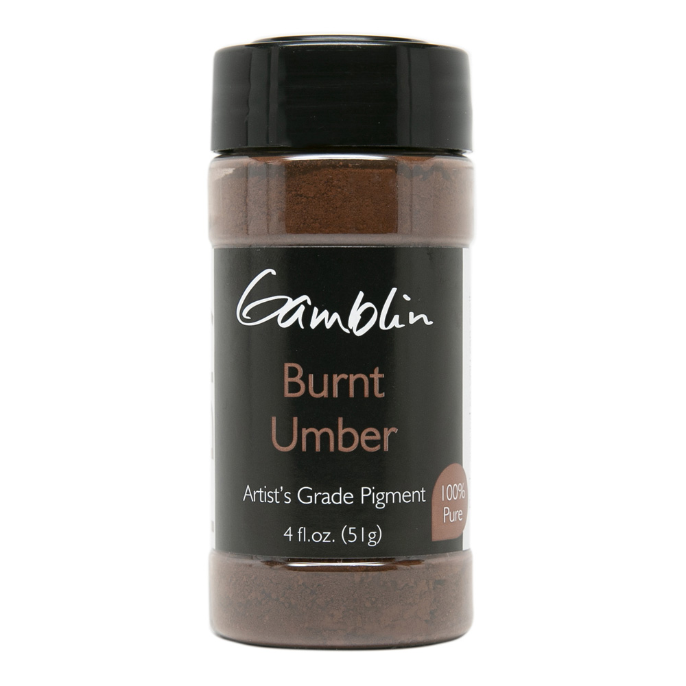 Gamblin Dry Pigment 4 oz Burnt Umber