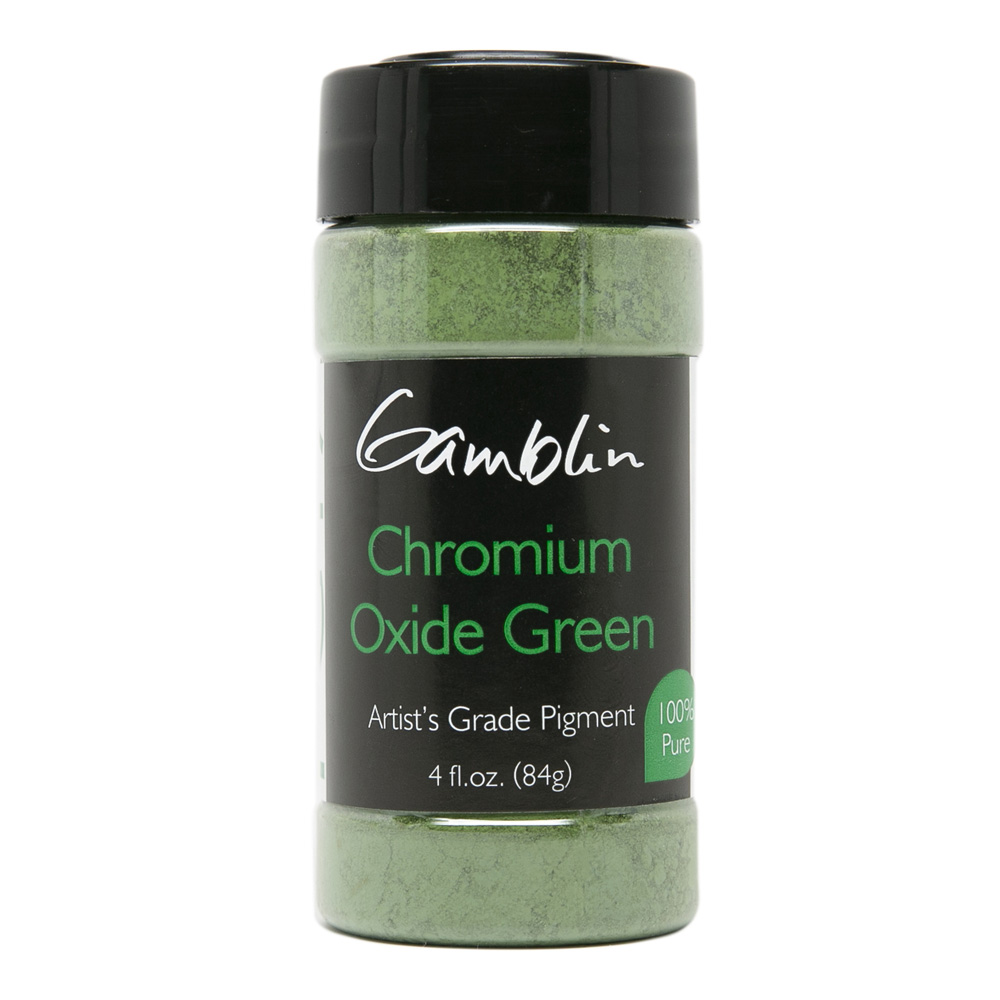 Gamblin Dry Pigment 4 oz Chromium Oxide Green